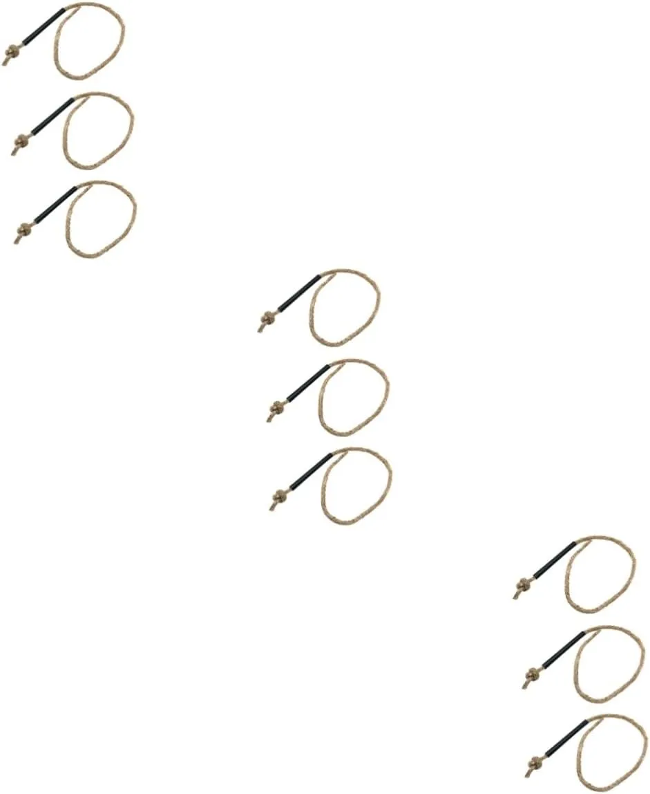 BESPORTBLE 3sets Waxed Fire Rope Kit Survival Fire Starter with Pull String for Outdoor 3pcs*3