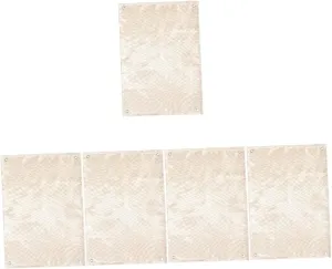 BESPORTBLE 5pcs Insulation Fireproof Mat Fireproof Blanket for Camping Emergency Survival Heat-Resistant Blanket