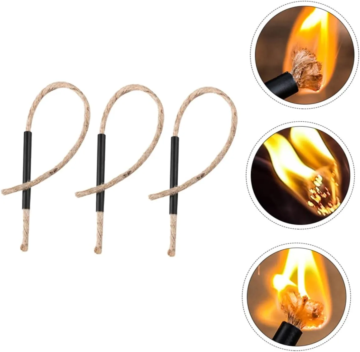 BESPORTBLE Firelighters Fun Camping Stuff Starters for Grill Camping Utensils Emergency Kit Lectric Wick Flint Fire