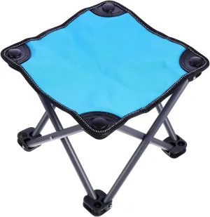 BESPORTBLE Folding Fishing Chair Oxford Fabric Portable Stool Non-Slip Durable Metal Compact Storage Bag Outdoor Seat