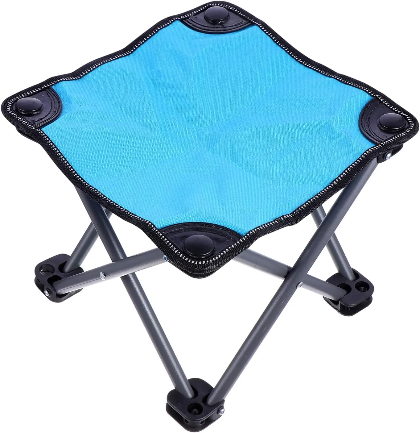 BESPORTBLE Folding Fishing Chair Oxford Fabric Portable Stool Non-Slip Durable Metal Compact Storage Bag Outdoor Seat