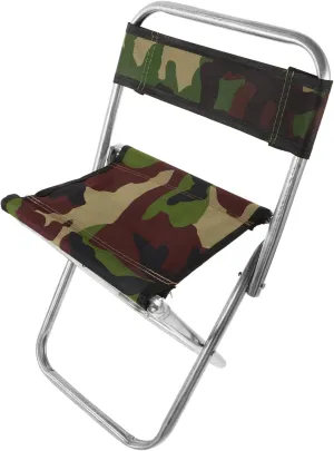 BESPORTBLE Portable Folding Stool Large Size Durable Material Compact for Camping Fishing Random Color