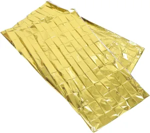 BESPORTBLE Thermal Survival Blanket Set 10 Pcs Outdoor Emergency Blanket Reflective Film for Survival