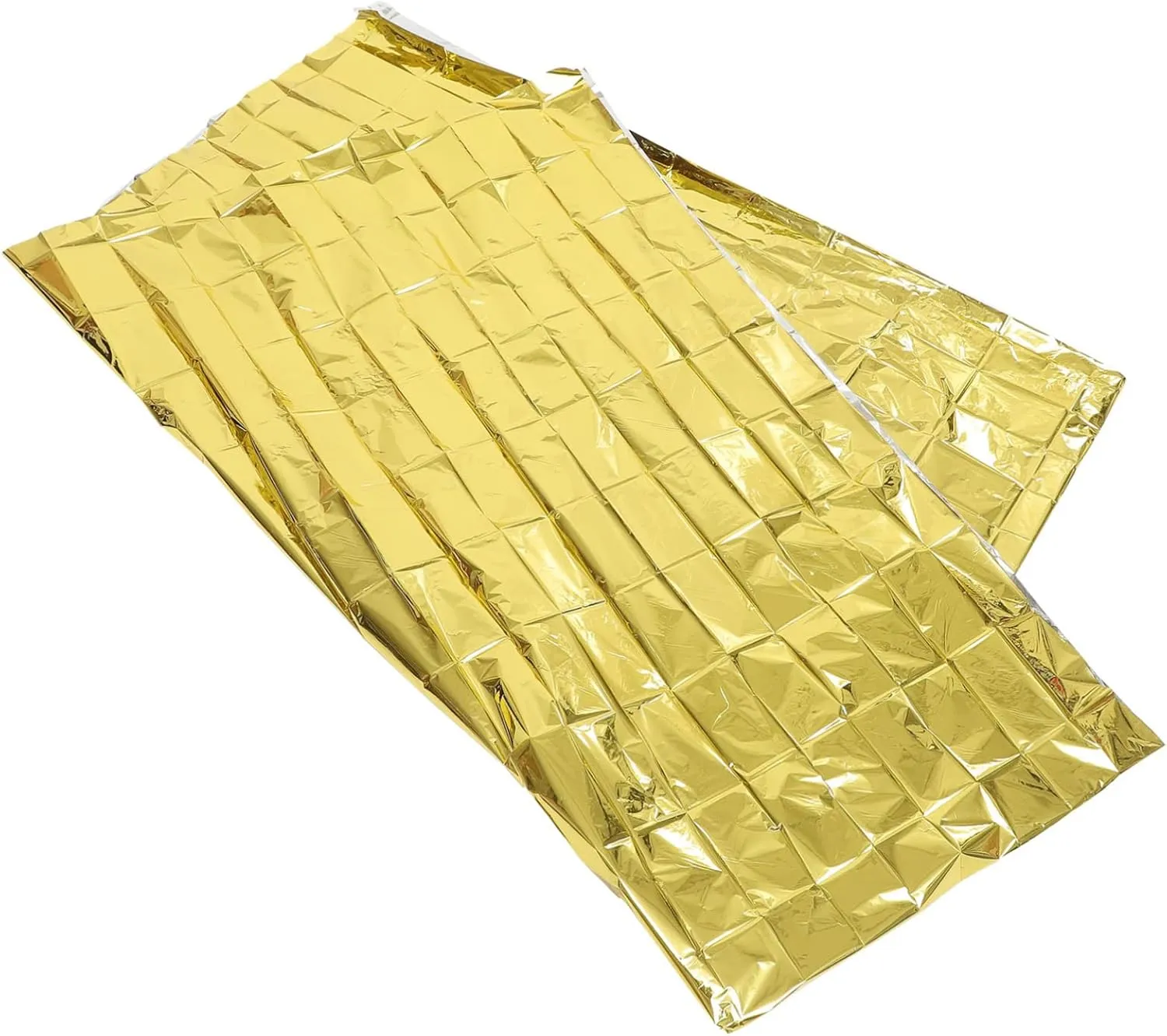 BESPORTBLE Thermal Survival Blanket Set 10 Pcs Outdoor Emergency Blanket Reflective Film for Survival