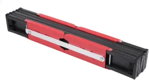 BESTonZON Table for Outdoor Outdoor Tables Aluminum Alloy Red