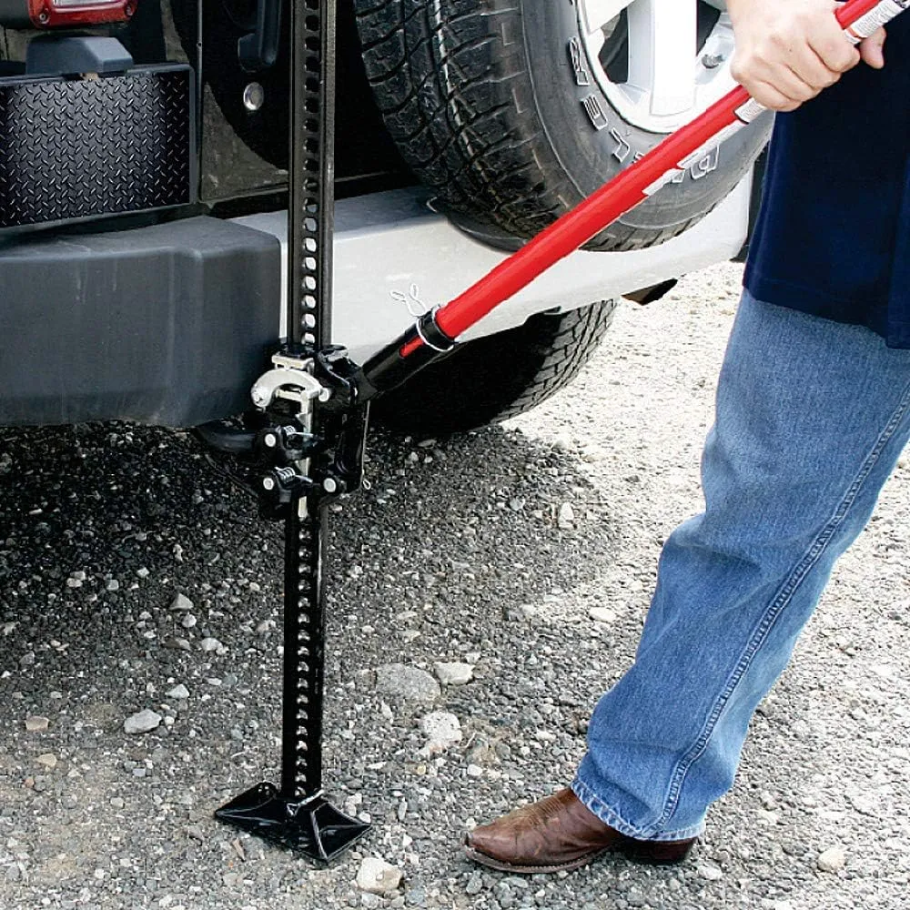 Big Red TRA8335-1 Torin 33" Ratcheting Off Road Utility High Lift Farm Jack, 3 Ton (6,000 lb) Capacity