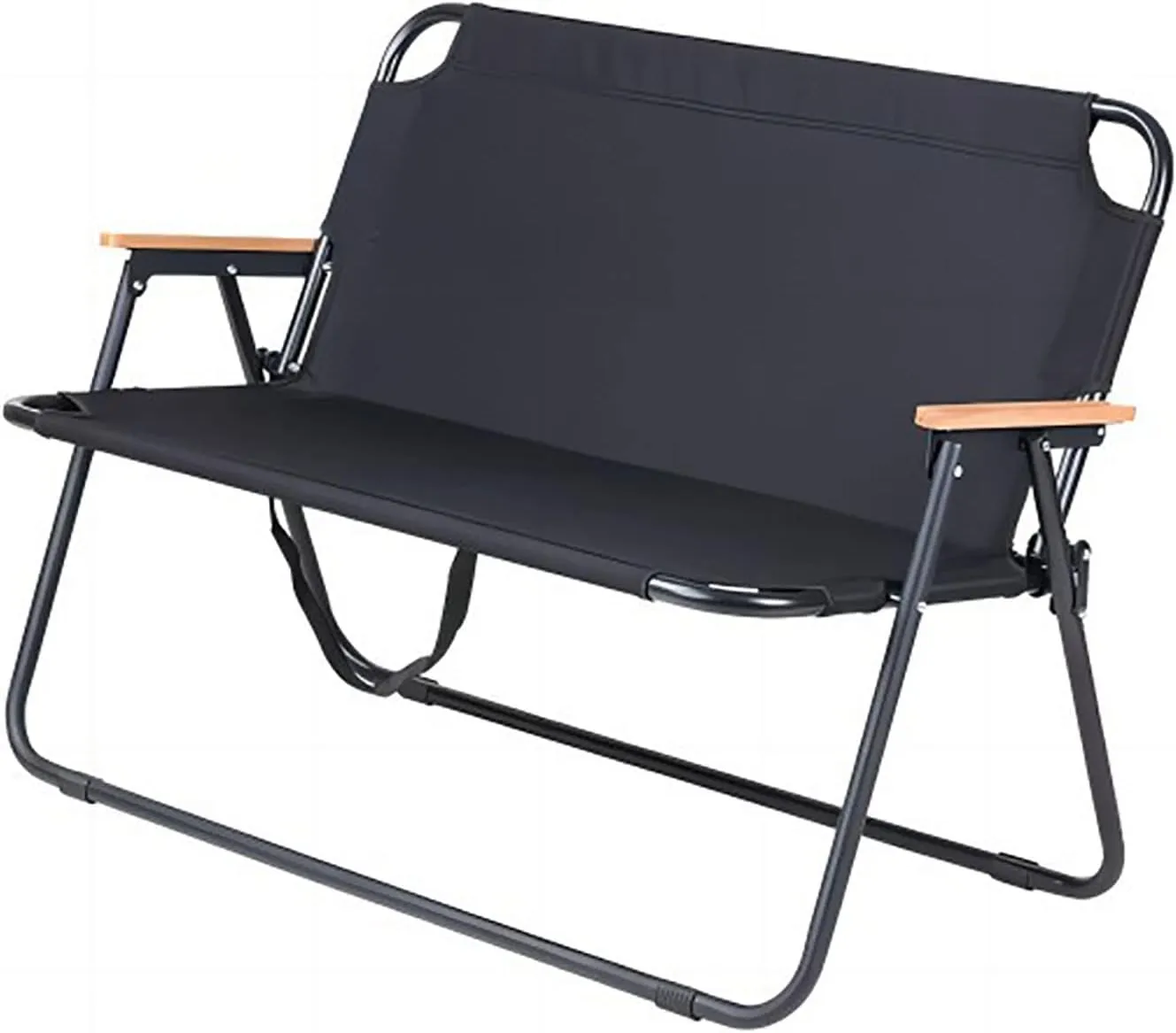 BK&MF Double Outdoor Folding Camping Chair,Portable Beach Camp Chair Comfortable Lawn Director Chair Heavy Duty for Storage and Travel,A,109x72x62cm(43x28x24inch)