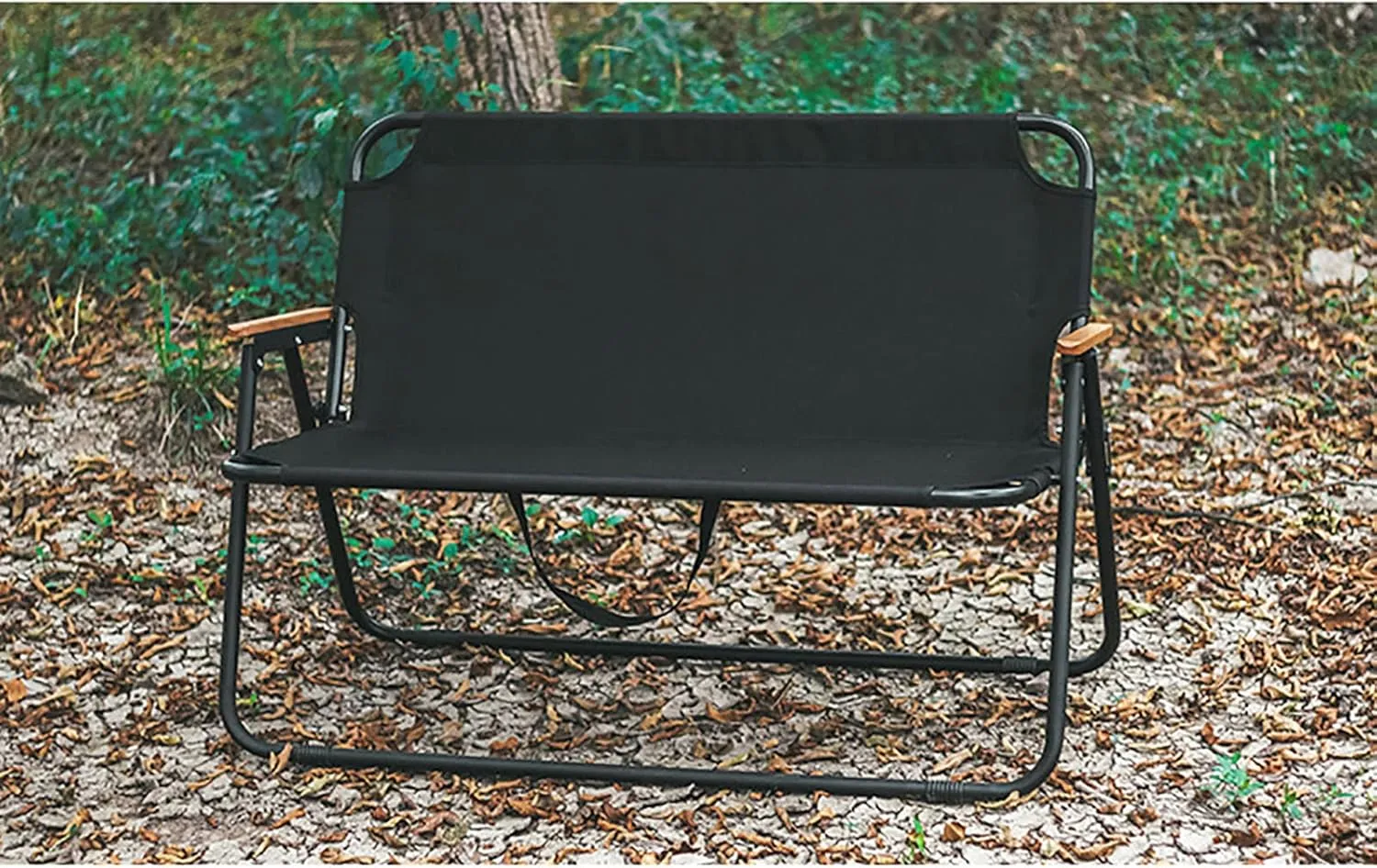 BK&MF Double Outdoor Folding Camping Chair,Portable Beach Camp Chair Comfortable Lawn Director Chair Heavy Duty for Storage and Travel,A,109x72x62cm(43x28x24inch)