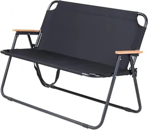 BK&MF Double Outdoor Folding Camping Chair,Portable Beach Camp Chair Comfortable Lawn Director Chair Heavy Duty for Storage and Travel,A,109x72x62cm(43x28x24inch)