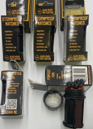 Black Beard Storm Proof Matches