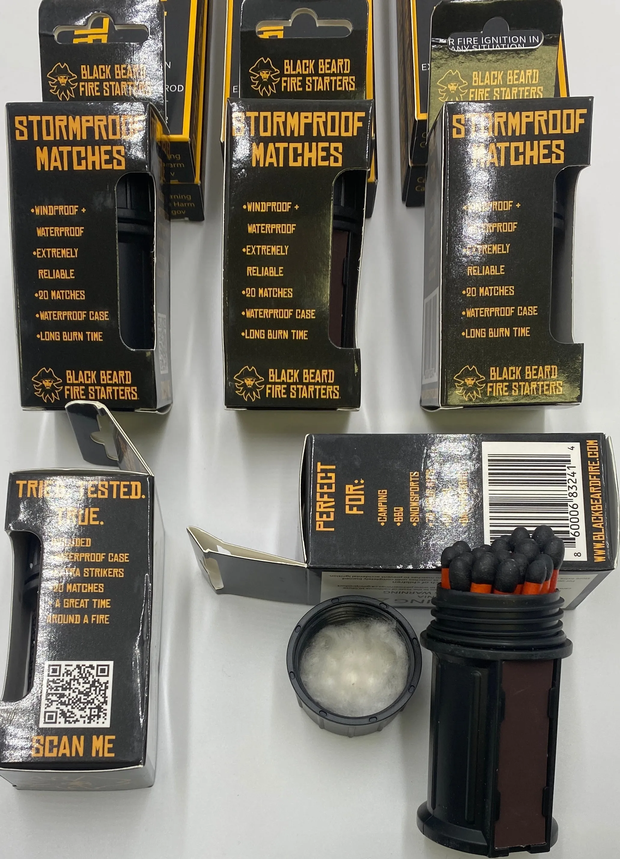 Black Beard Storm Proof Matches