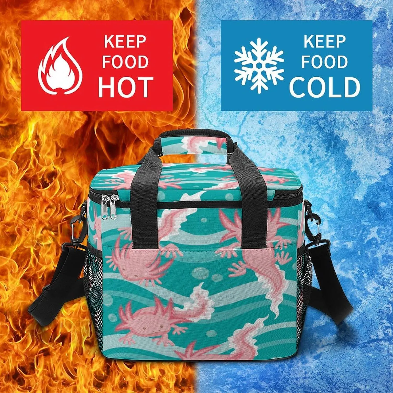Blood-red Footprint 22.5L Insulated Camping Coolers Bag Halloween Horror Scary Large Leakproof Ice Chest for Beach Travel Picnic