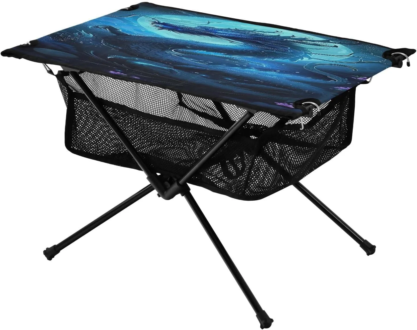 Blue Dragon Portable Folding Camping Table, Compact Lightweight Beach Table with Carrying Bag for Outdoor Picnics, BBQs, Camp