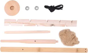 Bow Drill Fire Starter Kit, Wood Drilling Fire Making Tool Survival Friction Fire Tool Emergency Ignitor Kit for Camping