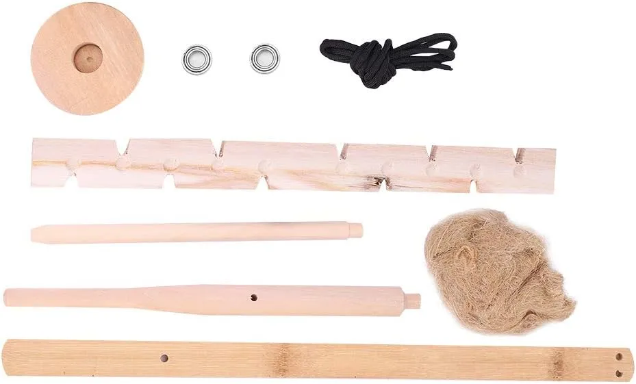 Bow Drill Fire Starter Kit, Wood Drilling Fire Making Tool Survival Friction Fire Tool Emergency Ignitor Kit for Camping