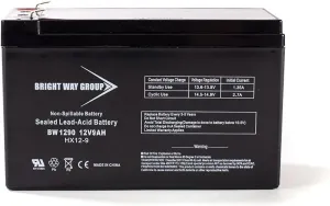 Bright Way Replacement Battery for Liebert Nfinity one NBATTMOD 12V 9AH F2 UPS Battery