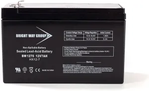 Bright Way Replacement Battery for SLA Allied Healthcare Products 138 Schuco-Vac 12V 7Ah