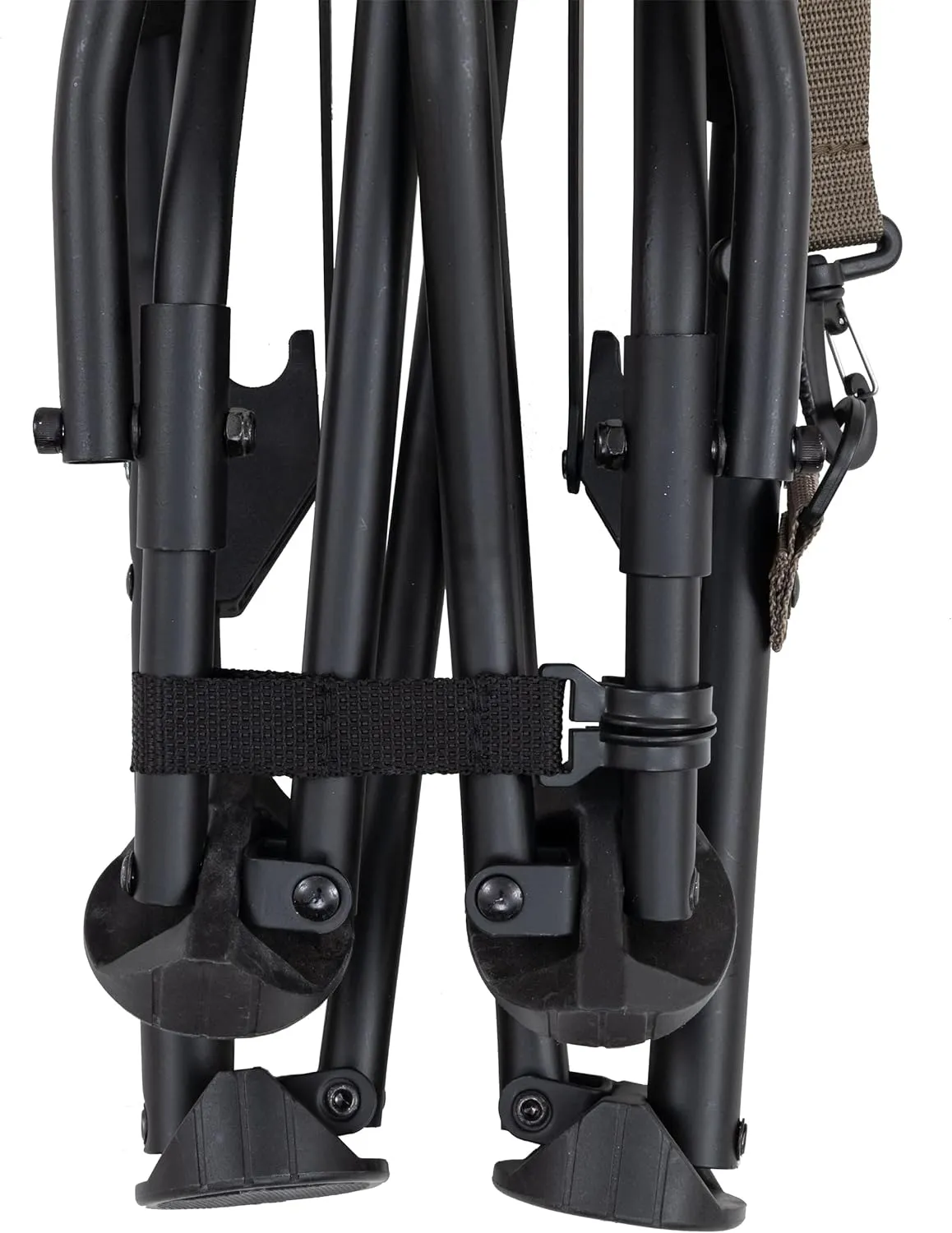 Browning Strutter Camo Turkey Hunting Chair with Foldable Low Profile Compact Design, Durable Steel Frame, and Padded Shoulder Carry Strap and Carry Bag