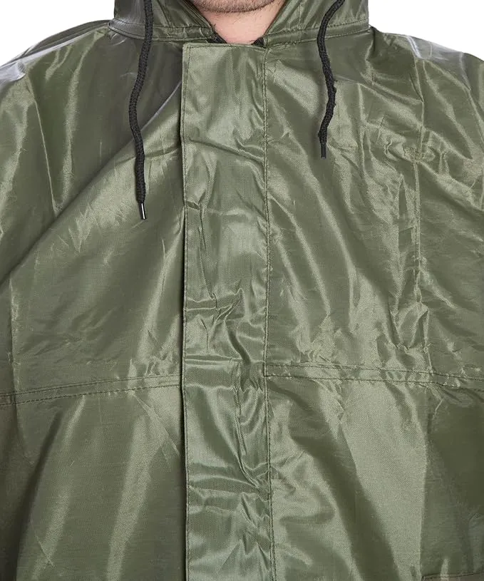 Btag Men's Lightweight and Waterproof Hood Raincoat