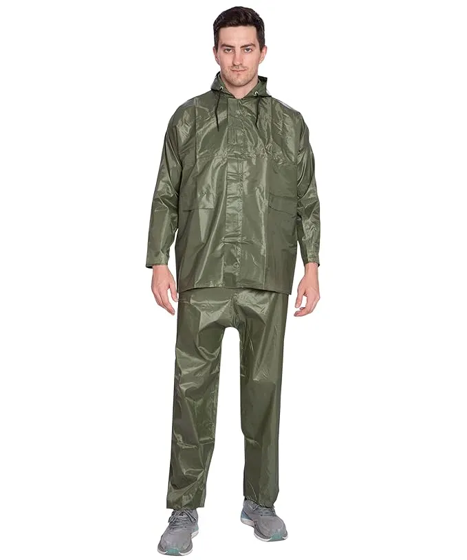 Btag Men's Lightweight and Waterproof Hood Raincoat