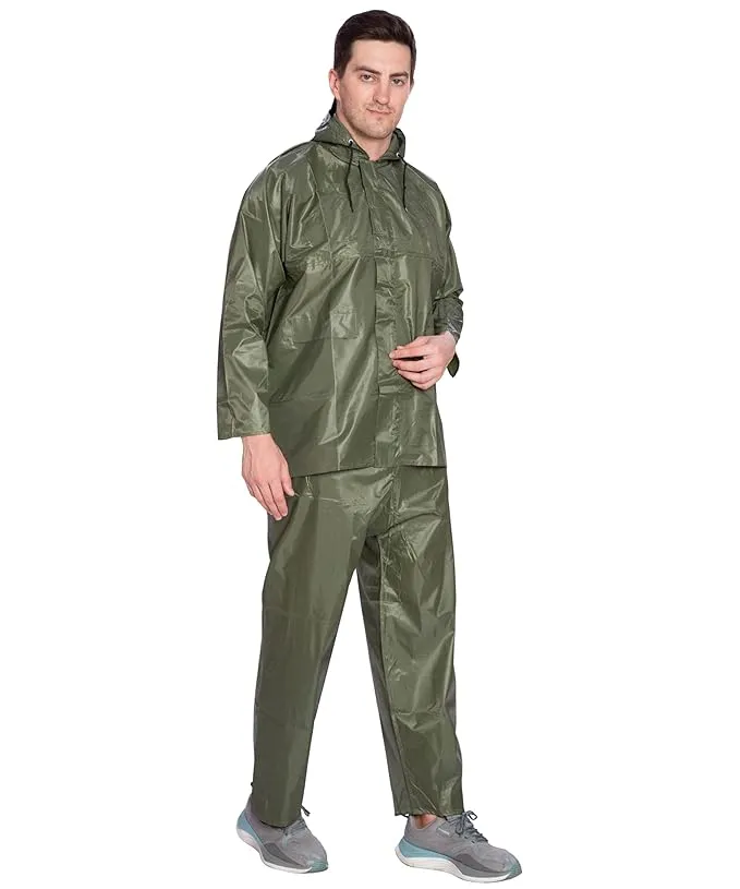 Btag Men's Lightweight and Waterproof Hood Raincoat