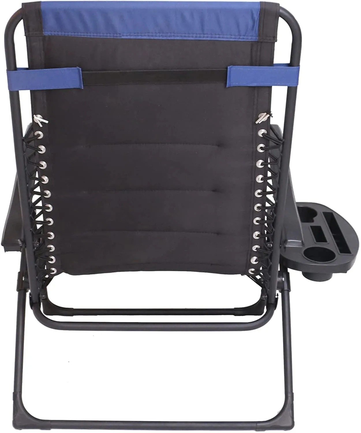 BTEXPERT Oversized Padded Zero Gravity Chair Folding Recliner Case Lounge Outdoor Pool Patio Beach Yard Garden Utility Tray Cup Holder