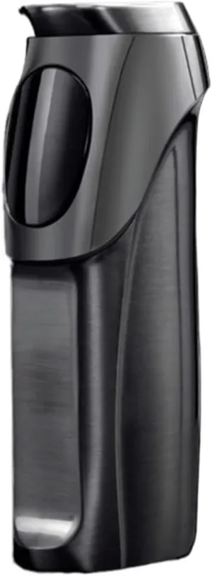 Butane Jet Lighter, Smart Induction Torch Lighter 3 Jet Flame Butane Lighter, refillable Fuel Lighter Windproof Adjustable Flame Lighter,(Black Brushed)