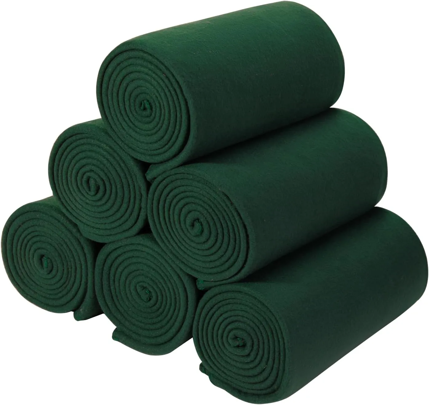 CAI TENG Blankets Throws Fleece Blanket Bulk Green Lightweight Warm Kids Blanket Soft Cozy Deco Christmas 50 x 60 Dog Blanket Bulk Fleece Fabric Blanket for Bed Sofa Couch Office Outdoor 6 Pack