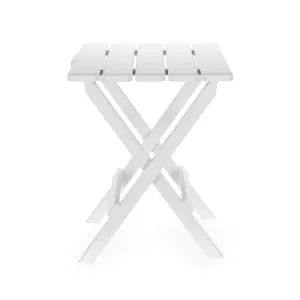 Camco 51695 Adirondack Folding Table Large - White