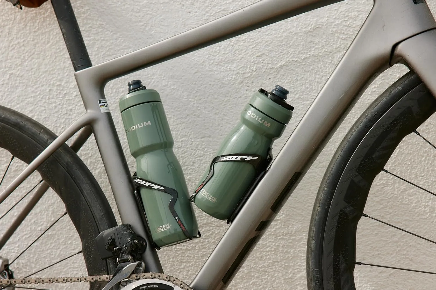 CamelBak Podium Steel Insulated Stainless Steel Bike Water Bottle – for Cycling, Fitness & Sports- Fits Most Bike Cages, 18oz - Pacific