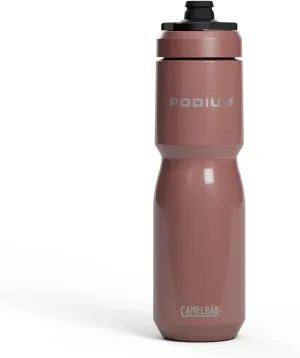 CamelBak Podium Steel Insulated Stainless Steel Bike Water Bottle – for Cycling, Fitness & Sports- Fits Most Bike Cages, 22oz - Sierra Red