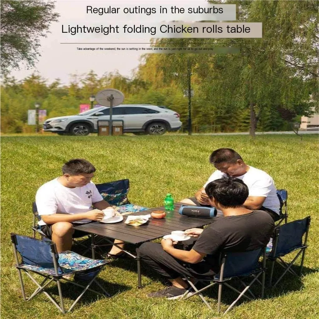 Camp Stool Camping Folding Moon Chair Chair Outdoor Portable High Back Chair Home Dining Table Night Market Stall Camping Stool(G)