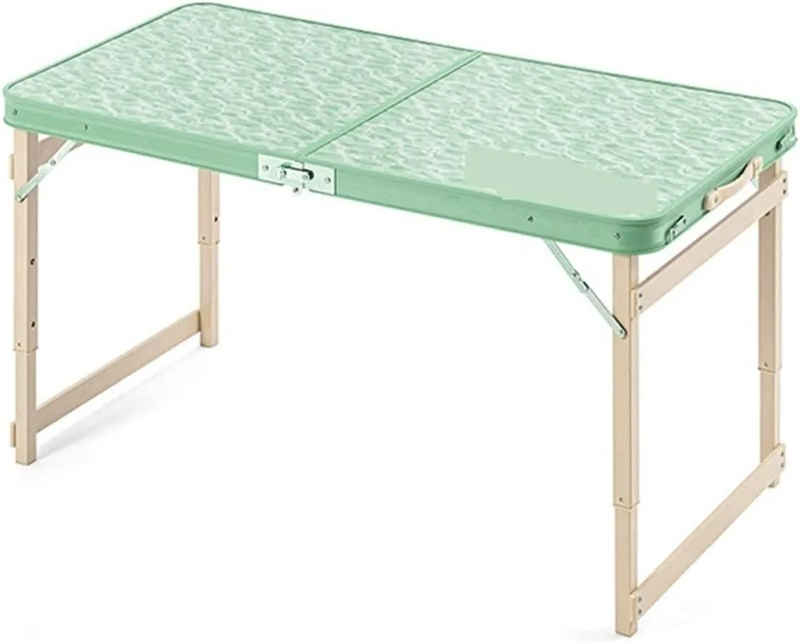 Camp Table Blackdog Outdoor Aluminum Alloy Lifting Folding Table Portable Car Camping Table Picnic Gear Dining Table (Green)