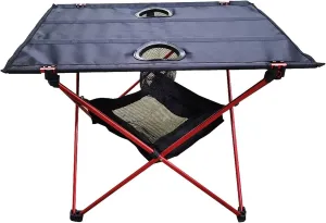 Camp Table Lightweight Folding Table Oxford Cloth Aluminum Alloy Portable Outdoor Camping Home Barbecue Picnic Ultra Light Aluminum