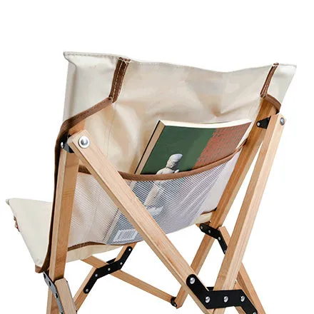 Camping Bamboo Canvas Chair