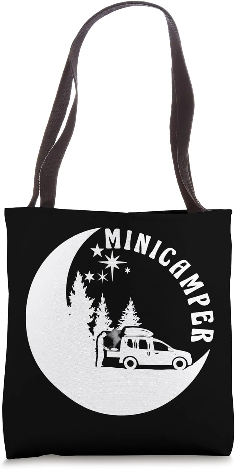 Camping-Camper Microcamper Travel-Caravan trailer Minicamper Tote Bag