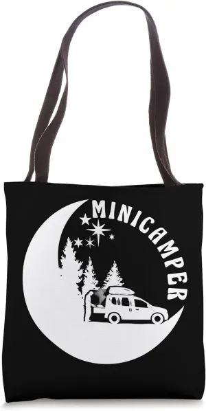 Camping-Camper Microcamper Travel-Caravan trailer Minicamper Tote Bag
