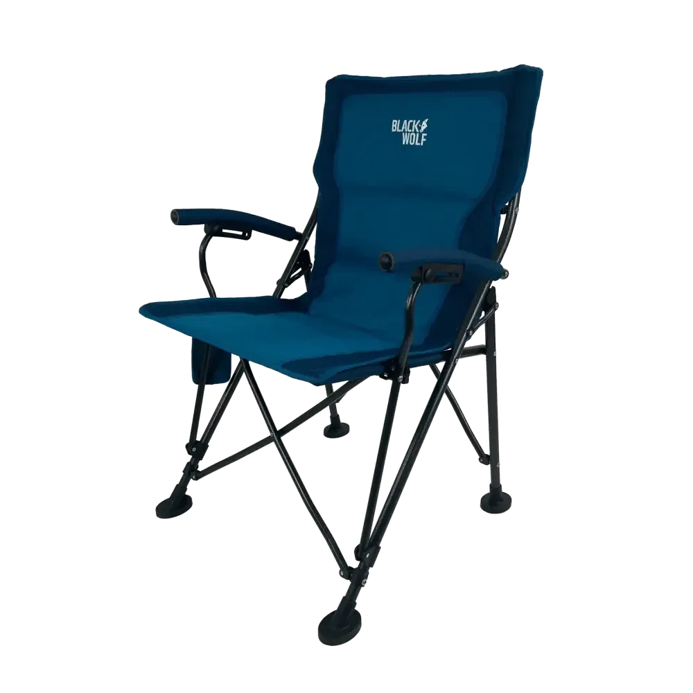 Camping Chair 4 Fold Gibraltar BlackWolf