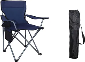 Camping Chair, Armchair Folding Chair with Mesh Bag with Cup Holder, for Camp, Fishing, Hiking, Outdoor, Beach,Carry Bag BBQ,2