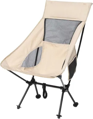 Camping Chair Folding Camping Chair,Portable Fishing Reclining,Outdoor Ultralight Moon Chair,Comfortable and Breathable,for Picnics,Hiking,Sketching.