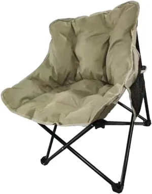 Camping Chair Moon Chair Heavy Duty Sofa Chair Portable Fishing Lounge Chair Foldable Seat for Adults Hiking Outdoor Sports