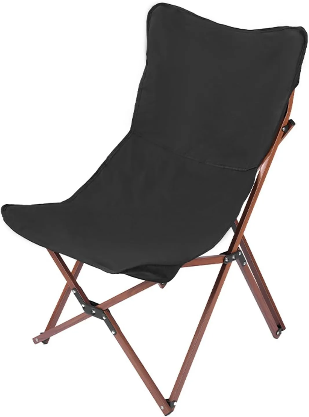 Camping Chair, Portable Chair, Low Profile Folding Chair, for Camping, Beach, Picnic, Barbeques, Sporting Event with Carry Bag (Color : A)