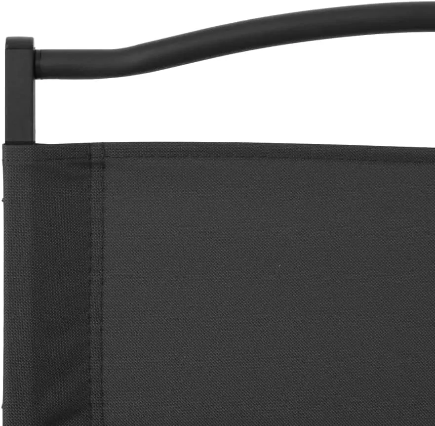 Camping Chairs 2 pcs Black 21.3"x16.9"x23.2" Oxford Fabric,Patio Dining Chairs,Garden Seat,Outdoor Chair for Outdoor Relaxation
