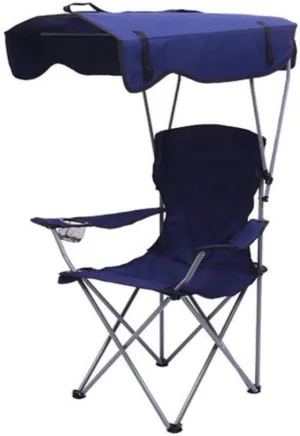 Camping Chairs Camping Chair with Shade Canopy Chair, Folding Recliner, Adjustable Outdoor Beach Lightweight Sunshade Folding Chairs Portable Folding Chair (Color : A, Size : 50 * 50 * 90cm)