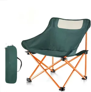 Camping Chairs-Folding Chairs for Outside, Directors Chairs Foldable,Foldable and Reclining Beach Chair,Lawn Chairs for Adults Heavy Duty,Lightweightutdoor Camp Chair for Adults(Green)