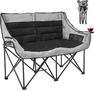 Camping Chairs for Adults,Oversize Portable Camping Chairs Padded Camp Chair, Outdoor Folding Chairs Sports Chair Outdoor Chair Lawn Chairs Beach Chair Moon Saucer Chair 500 LBS Capacity