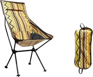 Camping Chairs Outdoor Folding Chair Camping Fishing Aluminum Seat Stool Beach Chair for Sunbathing Barbeques Hiking Portable Folding Chair