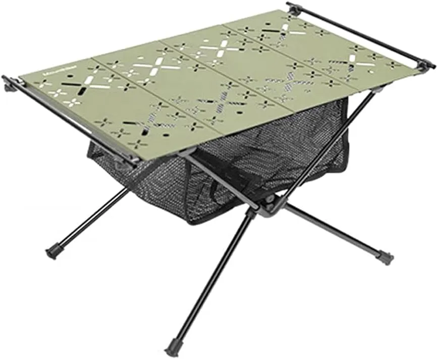 Camping Folding Table Outdoor Camping Table Aluminum Alloy Lightweight Folding Table Portable Picnic Table with Carry Bag for Outdoor Camping BBQ Travel