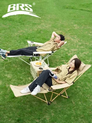 Camping Footrest Adjustable for Beach 2-in-1 Supportive team Camping BRS & Folding Lounge with Lightweight Free returns Reclining Chair Chair Backrest