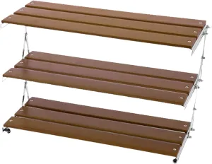 Camping Shelf - Multi-Layered Storage Rack for Outdoor Use, Picnic Table Display | Portable Shelf Organizer for BBQ, Camping, Outdoor and Indoor Spaces